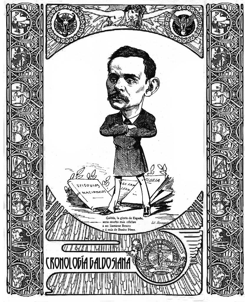 Portada de la Cronología de Benito Pérez Galdós