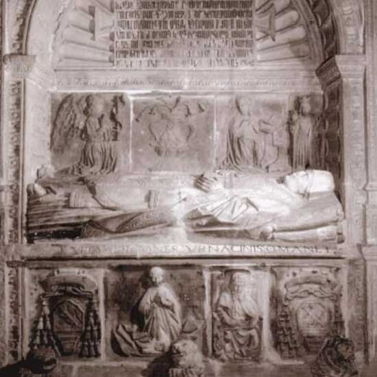 Sepulcro de Juan Ruiz de Pelegrina en la Catedral de Sigüenza