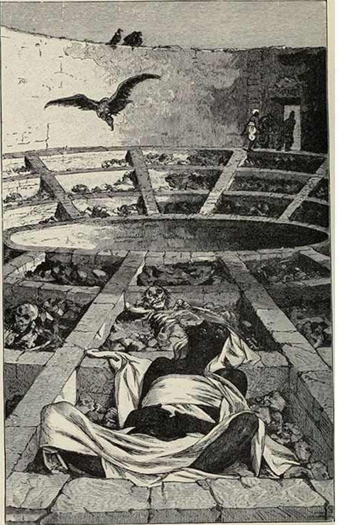 Vista de una Torre del Silencio o Dakhma, una estructura circular de piedra utilizada en el ritual funerario zoroastrista