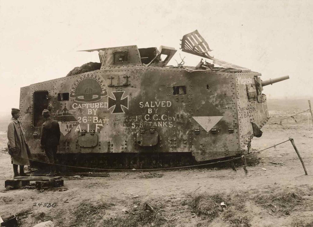 Captura del tanque alemán Mephisto