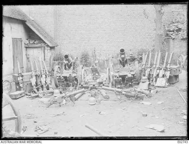 Trofeos capturados a los alemanes en Australia