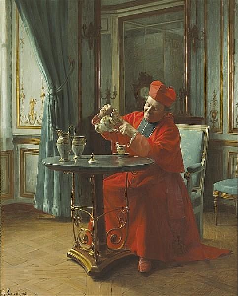 Una divina taza de té, Henri Adolphe Laissement