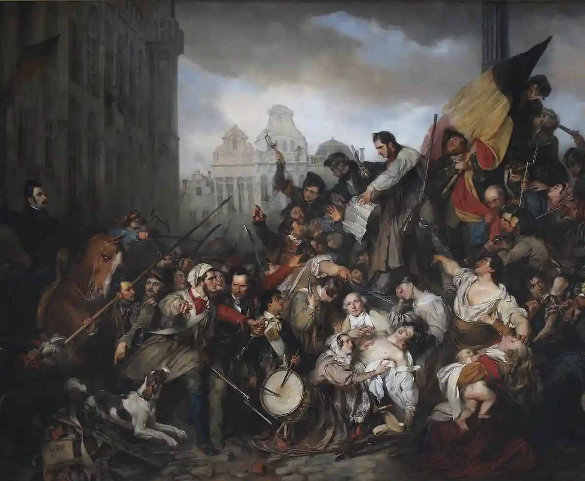 Revolución Belga 1830 Gustave Wappers