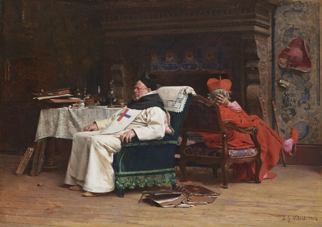 El cisma, Jehan Georges Vibert